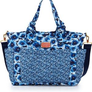Marc Jacobs blue paisley diaper bag